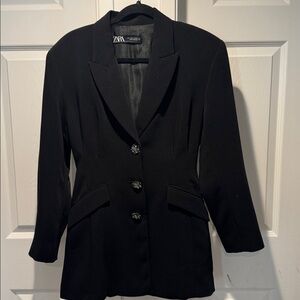 Zara Black Blazer Jacket
